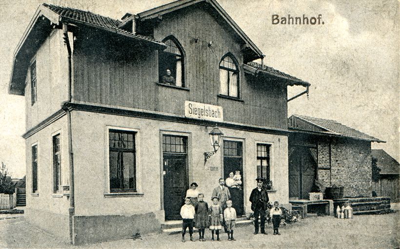 Geschichte bahnhof siegelsbach